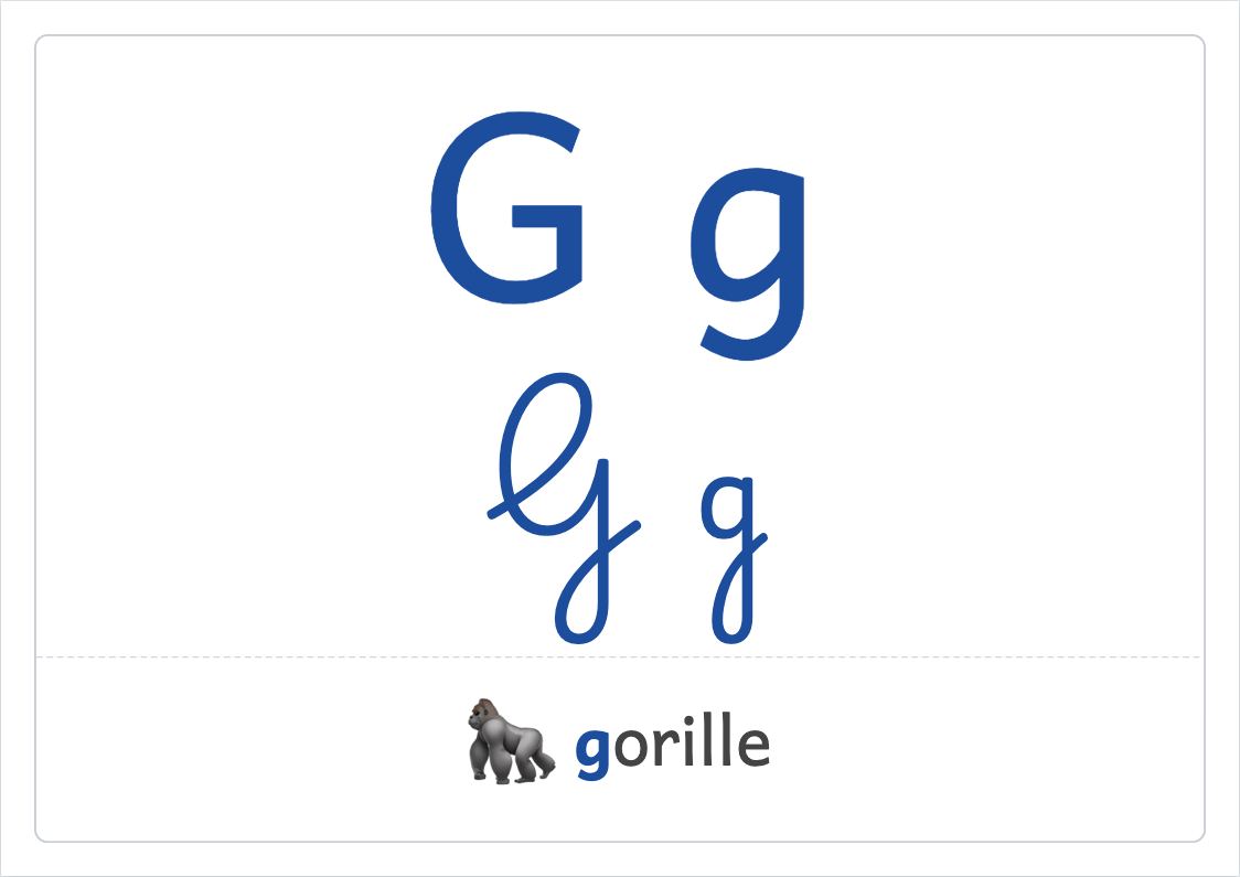 Aperçu, page 7 : Alphabet : une grande lettre par page (frise de la classe)