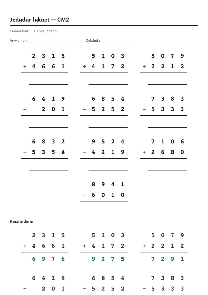 Rakwel, pajenn 1 : Jedadur lakaet